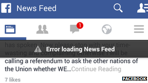 Facebook app