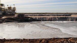 Texas fracking waste water