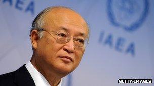 IAEA director-general Yukiya Amano