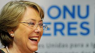 Chilean former president Michelle Bachelet