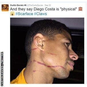 Curtis Davies posted this picture on his Twitter page an hour after Hull's win over Swansea