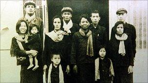 Duch (back row, second right) at Tuol Sleng in 1977 (Image: Documentation Centre of Cambodia)