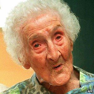 Jeanne Calment in 1995