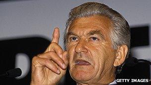 Australian ex-Prime Minister Bob Hawke