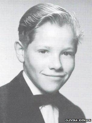 Ove Joensen as a boy