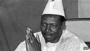 Malian leader Moussa Traore