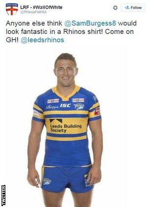 Sam Burgess - Leeds Rhinos