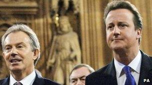 Tony Blair and David Cameron