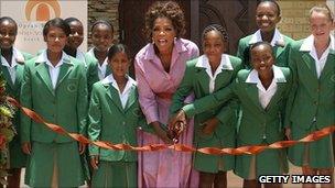 Oprah Winfrey opens her school