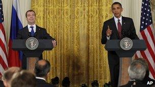 President Obama and President Medvedev