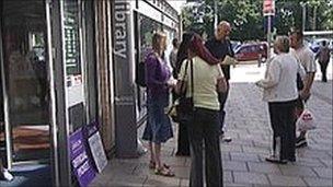 Librarians on strike in Southampton