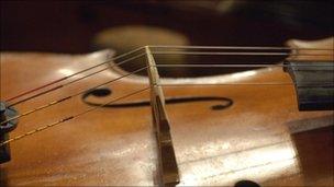 a violin