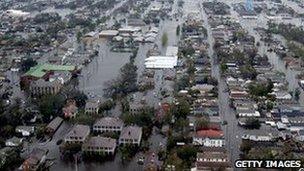 Flooded New Orleans