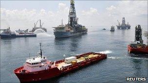 Deepwater Horizon drill site