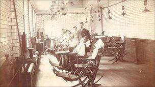 Students at work. Pic: British Dental Association