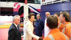 Princess Anne at FirstGroup depot