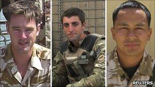 Three UK servicemen killed by Afghan soldier