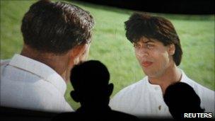 Cinemagoers watch "DDLJ" in Mumbai on 11 July 2010