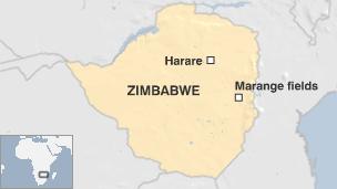 Zimbabwe map