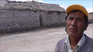 Salt worker Quintin Aguirre in Colchani