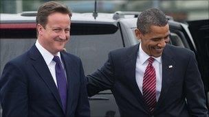 David Cameron and Barack Obama