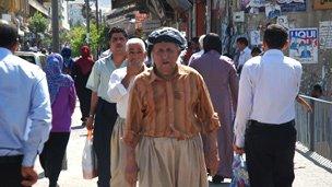 Busy street in Suleymaniyeh