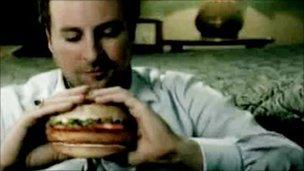 The banned burger advert