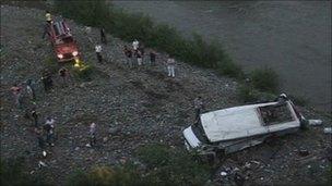 Cornwall Fire and Rescue Service Land Rover in Albania