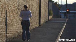 Teenager on street, file pic