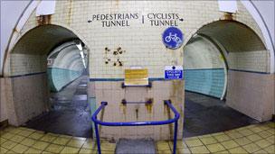 Tyne pedestrian and cyclist tunnel