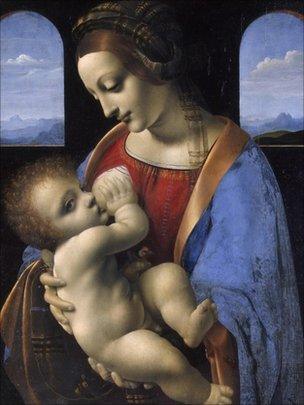 Virgin and Child, also known as Madonna Litta by Leonardo Da Vinci