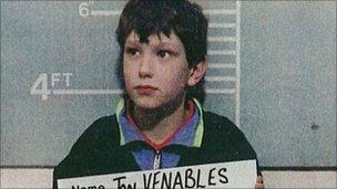 Jon Venables, aged 10