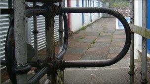 Turnstile at Brynamman lido