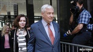 Conrad Black and his wife, Barbara Amiel