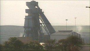 Grimethorpe Colliery in October 1992