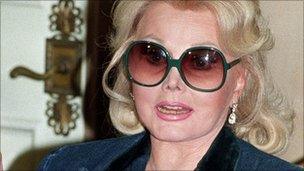 Zsa Zsa Gabor pictured in 1982