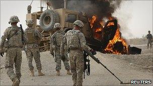 US troops near Kandahar 24.7.10