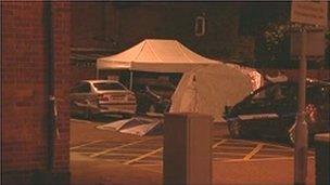 Scene of fatal stabbing in Blackpool Victoria Hospital car park