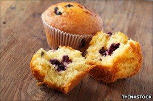 Blueberry muffins