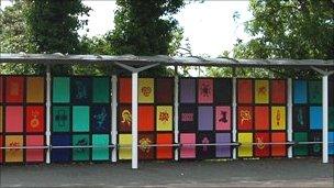 Shelter at Harlech station