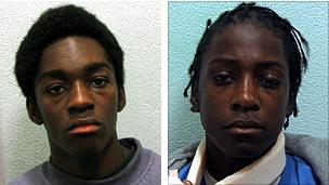 Leon Elcock, 16, and Hamza Lyzai, 15