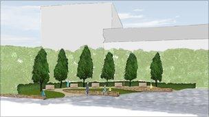 Memorial garden plans