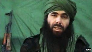 Abu Musab Abdul Wadud alleged AQIM chief (file photo)