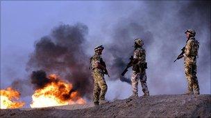 British troops in southern Iraq, 2003