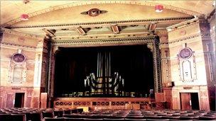 Interior of Newbridge Memorial Hall. Pic: Deryck Lewis