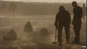 British troops in Afghanistan