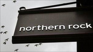 Northern Rock sign