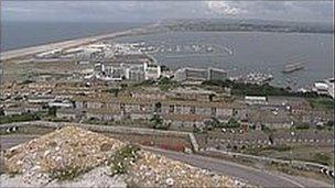 Osprey Quay, site of the 2012 Olympic sailing events