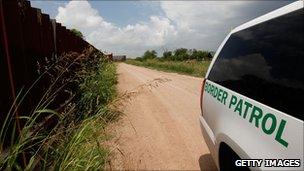 Border patrol vehicle