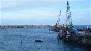 Alderney's Braye Harbour